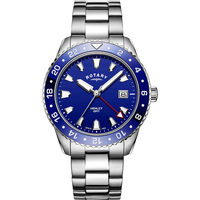 Ceasuri & Bijuterii Bărbați Ceasuri Analogice Rotary GB05108/05, Quartz, 41mm, 10ATM Argintiu