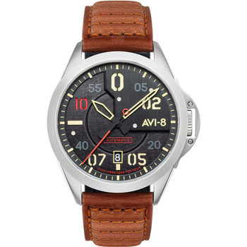 Ceasuri & Bijuterii Bărbați Ceasuri Analogice Avi-8 AV-4086-01, Automatic, 43mm, 5ATM Argintiu