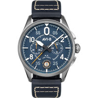 Ceasuri & Bijuterii Bărbați Ceasuri Analogice Avi-8 AV-4089-04, Quartz, 42mm, 5ATM Gri