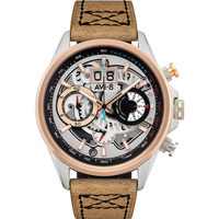 Ceasuri & Bijuterii Bărbați Ceasuri Analogice Avi-8 AV-4065-02, Quartz, 45mm, 5ATM Argintiu