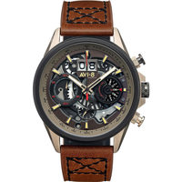Ceasuri & Bijuterii Bărbați Ceasuri Analogice Avi-8 AV-4065-06, Quartz, 45mm, 5ATM Auriu