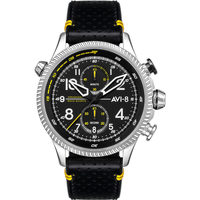 Ceasuri & Bijuterii Bărbați Ceasuri Analogice Avi-8 AV-4080-01, Quartz, 44mm, 5ATM Argintiu