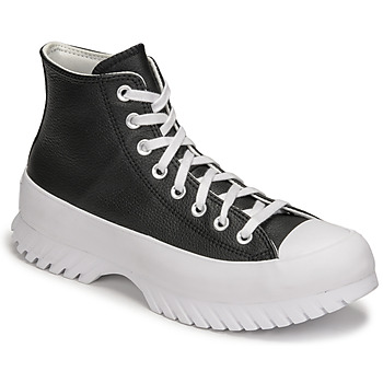 Pantofi Femei Pantofi sport stil gheata Converse Chuck Taylor All Star Lugged 2.0 Leather Foundational Leather Negru