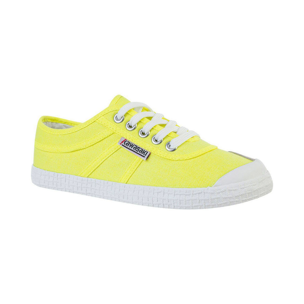 Pantofi Bărbați Sneakers Kawasaki Original Neon Canvas Shoe K202428 5001 Safety Yellow galben