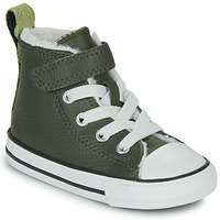 Pantofi Copii Pantofi sport stil gheata Converse Chuck Taylor All Star 1V Lined Leather Hi Verde