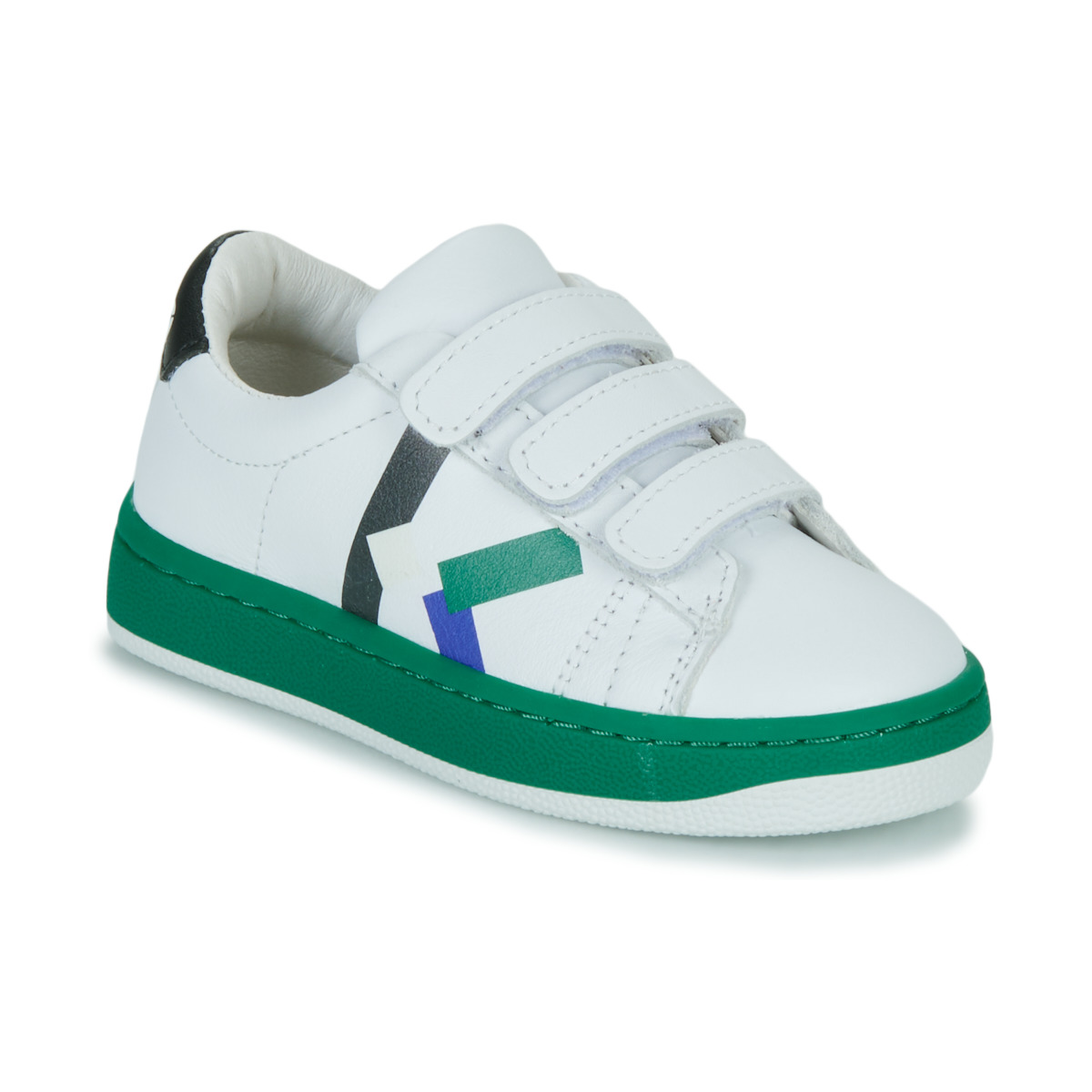 Pantofi Băieți Pantofi sport Casual Kenzo K29092 Alb / Verde