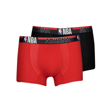 Lenjerie intimă Bărbați Boxeri Athena NBA X2 Negru / Roșu