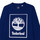 Îmbracaminte Băieți Tricouri cu mânecă lungă  Timberland T25T31-843 Albastru
