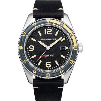 Ceasuri & Bijuterii Bărbați Ceasuri Analogice Spinnaker SP-5055-0B, Automatic, 43mm, 15ATM Argintiu