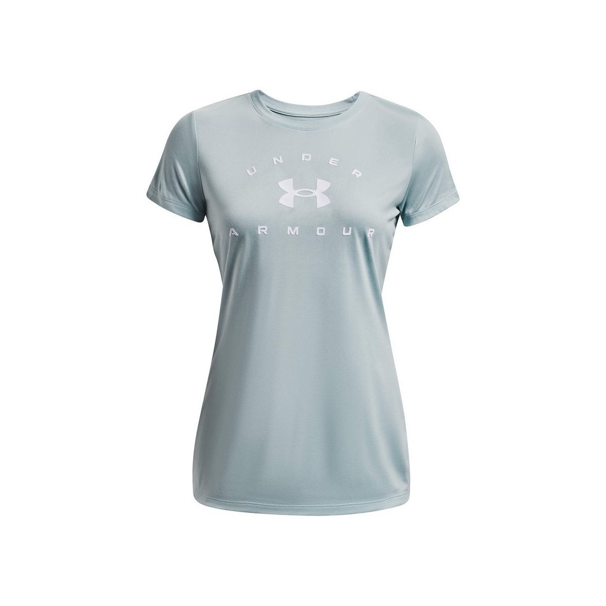 Îmbracaminte Femei Tricouri mânecă scurtă Under Armour Tech Solid Logo Arch Gri