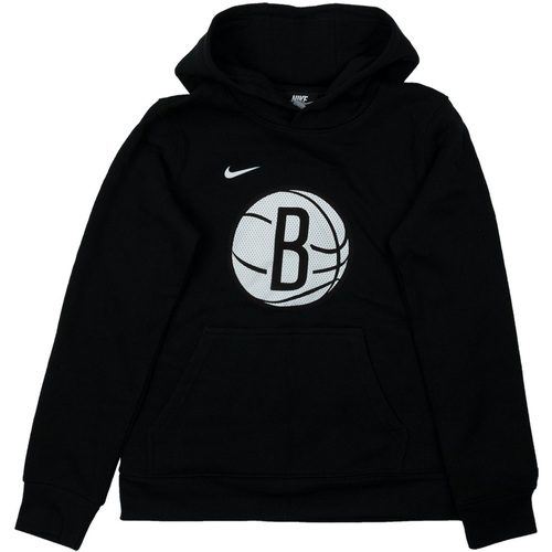 Îmbracaminte Băieți Bluze îmbrăcăminte sport  Nike NBA Brooklyn Nets Fleece Hoodie Negru