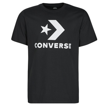 Îmbracaminte Tricouri mânecă scurtă Converse GO-TO STAR CHEVRON TEE Negru