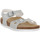 Pantofi Fete Multisport Birkenstock RIO COSMIC SPARKLE WHITE CAL S Alb