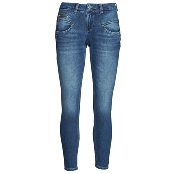 Îmbracaminte Femei Jeans slim Freeman T.Porter ALEXA HIGH WAIST CROPPED SDM Albastru