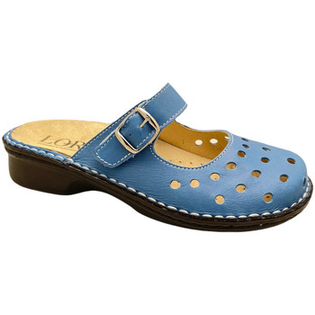 Pantofi Femei Saboti Calzaturificio Loren LOM2917blu albastru