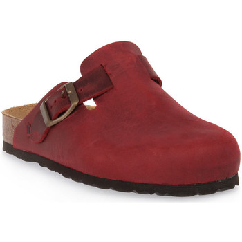 Pantofi Saboti Bioline 1900 ROSSO INGRASSATO roșu