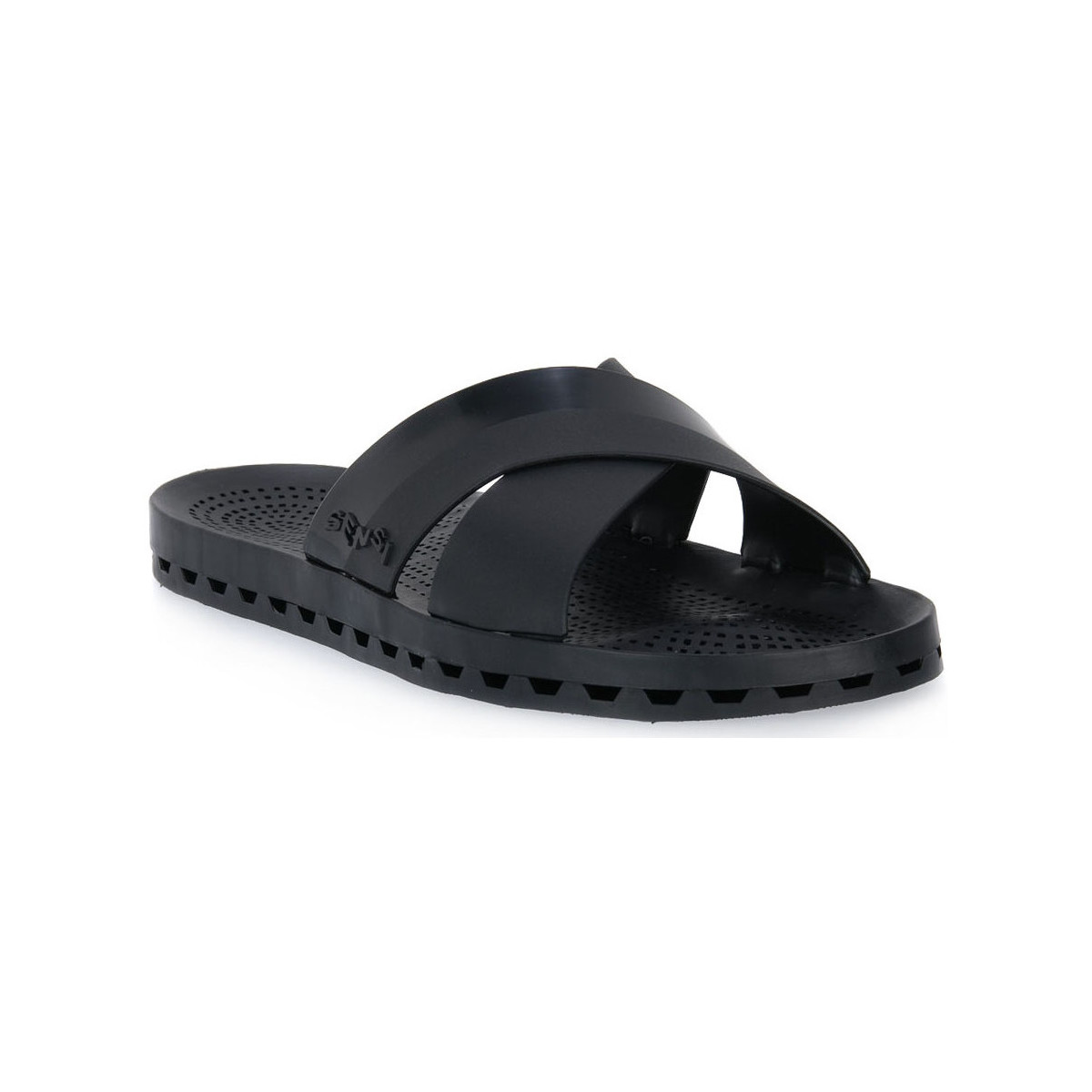 Pantofi Femei Papuci de vară Sensi 001 AMALFI CITY NERO Negru