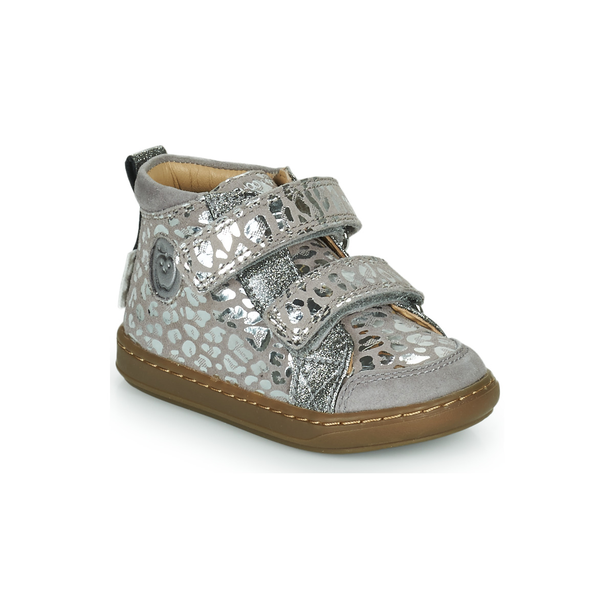 Pantofi Fete Pantofi sport stil gheata Shoo Pom BOUBA NEW SCRATCH Argintiu / Gri