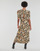 Îmbracaminte Femei Rochii lungi Only ONLAVRIL FR 2/4 SLIT CALF DRESS Multicolor