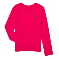 Îmbracaminte Fete Tricouri cu mânecă lungă  Polo Ralph Lauren 311841122020 Roz