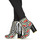 Pantofi Femei Botine Irregular Choice FRUITY PICNIC Negru / Alb