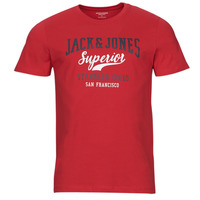 Îmbracaminte Bărbați Tricouri mânecă scurtă Jack & Jones JJELOGO TEE SS O-NECK 2 COL Roșu