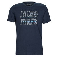 Îmbracaminte Bărbați Tricouri mânecă scurtă Jack & Jones JJXILO TEE SS CREW NECK Albastru