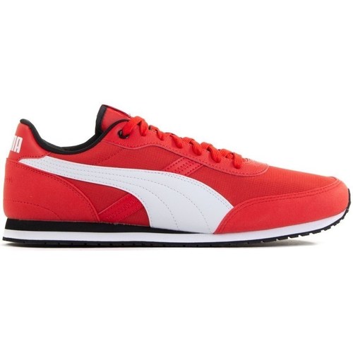 Pantofi Bărbați Pantofi sport Casual Puma ST Runner Essential Alb, Roșii