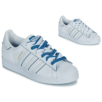 Pantofi Femei Pantofi sport Casual adidas Originals SUPERSTAR W Alb / Albastru
