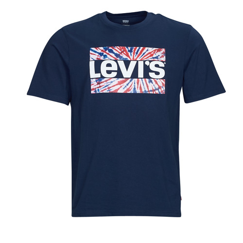 Îmbracaminte Bărbați Tricouri mânecă scurtă Levi's SS RELAXED FIT TEE Tie-dye / Sw / Dress / Blues