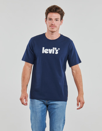 Îmbracaminte Bărbați Tricouri mânecă scurtă Levi's SS RELAXED FIT TEE Poster / Logo / Dress / Blues