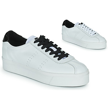 Pantofi Femei Pantofi sport Casual Superga WHITE BLACK Alb