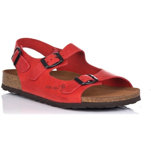 Pantofi Femei Sandale Interbios SANDALE  7112 roșu
