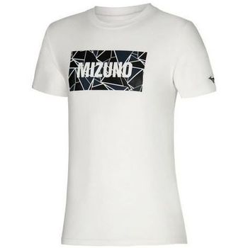 Îmbracaminte Bărbați Tricouri mânecă scurtă Mizuno Athletic Tee Alb