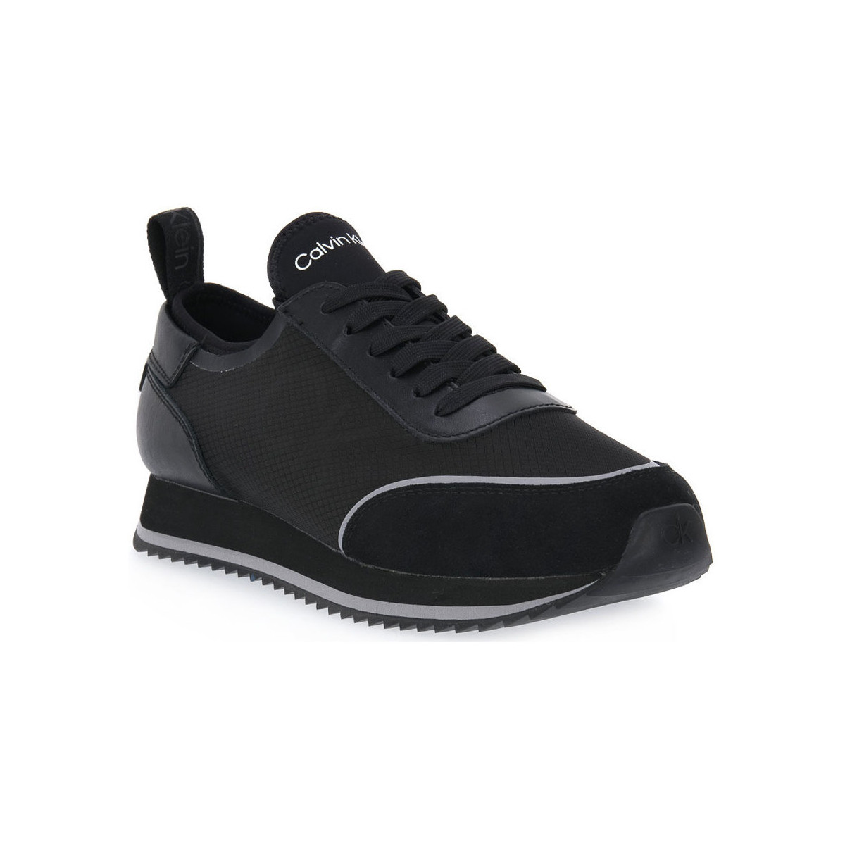 Pantofi Bărbați Papuci de vară Calvin Klein Jeans BEH LOW TOP LACE Negru