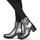Pantofi Femei Botine Freelance JUSTY 7 SMALL GERO BUCKLE Argintiu