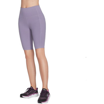 Îmbracaminte Femei Pantaloni trei sferturi Skechers Go Walk High Waisted Bike Short violet