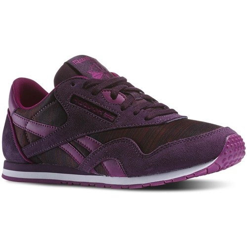 Pantofi Femei Pantofi sport Casual Reebok Sport CL Nylon Slim Geo Graphic violet