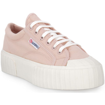 Pantofi Femei Sneakers Superga A50 STRIPE PLATFORM roz