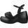 Pantofi Femei Sandale Elvio Zanon EQ5905X Negru