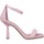 Pantofi Femei Sandale Elvio Zanon 3601 Cuir Femme Glicine violet