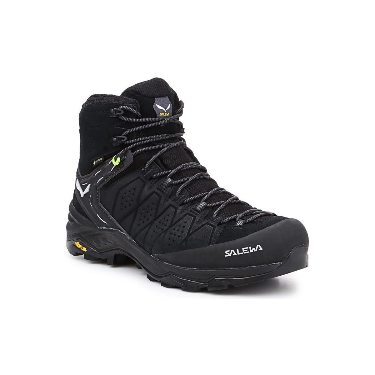 Pantofi Bărbați Drumetie și trekking Salewa MS Alp Trainer 2 Mid Gtx Negru