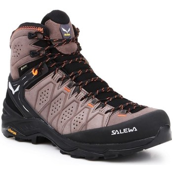Pantofi Bărbați Drumetie și trekking Salewa MS Alp Trainer 2 Mid Gtx Bej