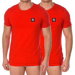 Îmbracaminte Bărbați Tricouri mânecă scurtă Bikkembergs BKK1UTS07BI-RED roșu