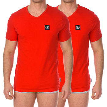 Îmbracaminte Bărbați Tricouri mânecă scurtă Bikkembergs BKK1UTS08BI-RED roșu