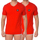 Îmbracaminte Bărbați Tricouri mânecă scurtă Bikkembergs BKK1UTS08BI-RED roșu