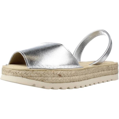 Pantofi Femei Sandale Pons Menorca 116F Argintiu