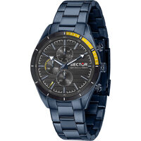 Ceasuri & Bijuterii Bărbați Ceasuri Analogice Sector R3253516006, Quartz, 44mm, 5ATM albastru