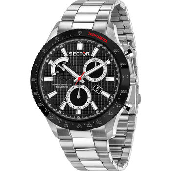Ceasuri & Bijuterii Bărbați Ceasuri Analogice Sector R3273778002, Quartz, 45mm, 5ATM Argintiu