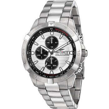 Ceasuri & Bijuterii Bărbați Ceasuri Analogice Sector R3273643005, Quartz, 43mm, 10ATM Argintiu